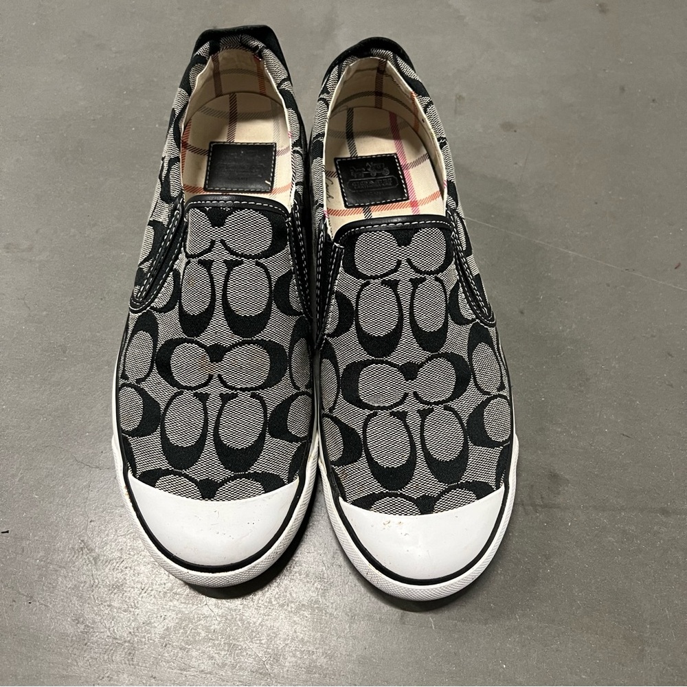 Coach slip on shoes